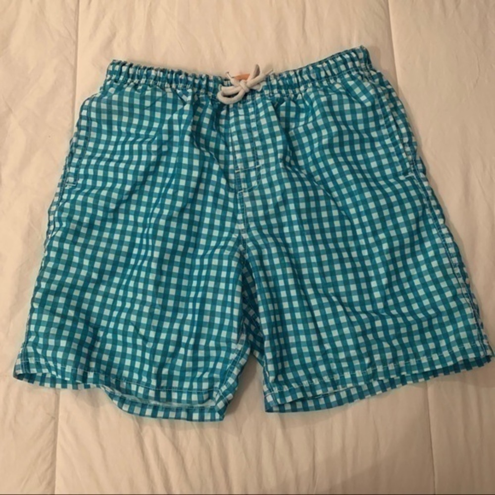 Joe Fresh Men’s Checkered Print Swim Trunks